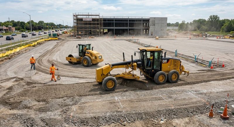 Parking Lot Excavation in Davis County, UT