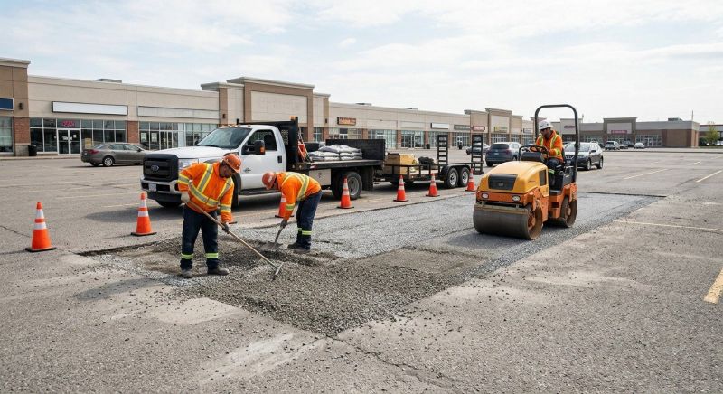 Parking Lot Gravel Repair in Marietta, GA