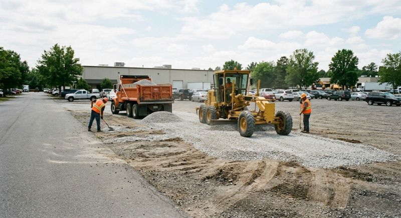 Parking Lot Leveling in Conroe, TX